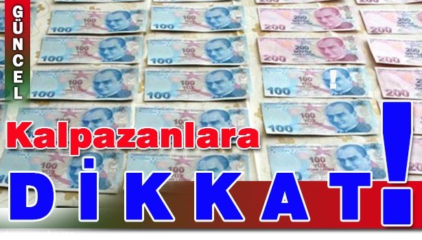 KALPAZANLAR İŞ BAŞINDA...