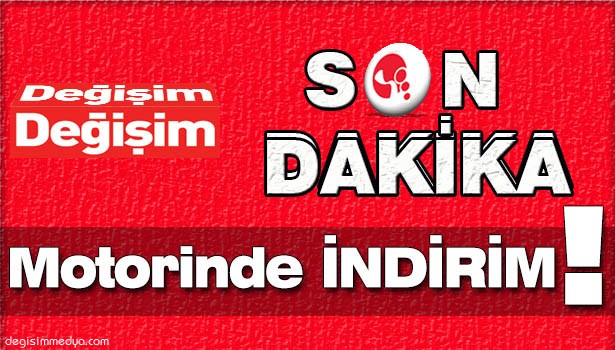 MOTORİNDE İNDİRİM YAPILDI