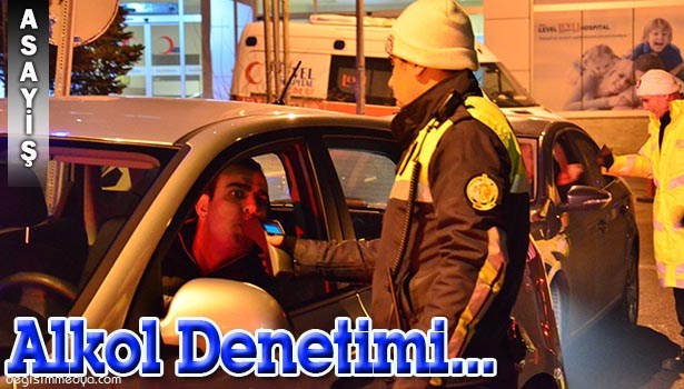 TRAFİK EKİPLERİNDEN ALKOL DENETİMİ