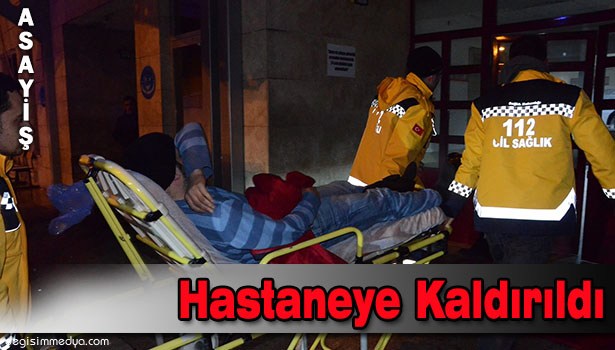 SOBADAN SIZAN GAZDAN ETKİLENEN ADAM HASTANEYE KALDIRILDI