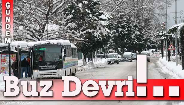EREĞLİ'DE BUZ DEVRİ...