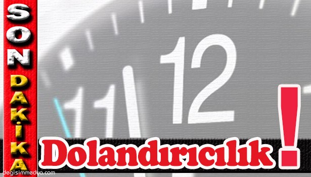 DOLANDIRILANLAR ŞİKAYETÇİ OLDU, SAHTE ÇEKLE YAKALANDI