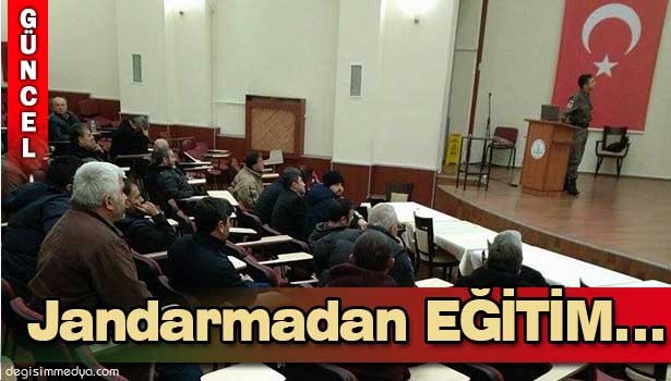 JANDARMA'DAN OKUL SERVİSİ ŞOFÖRLERİNE EĞİTİM