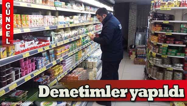 ÇAYCUMA ZABITA EKİPLERİNDEN BAKKAL VE MARKETLERE DENETİM