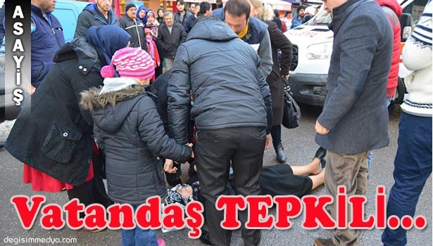 OTOMOBİL YAYAYA ÇARPTI