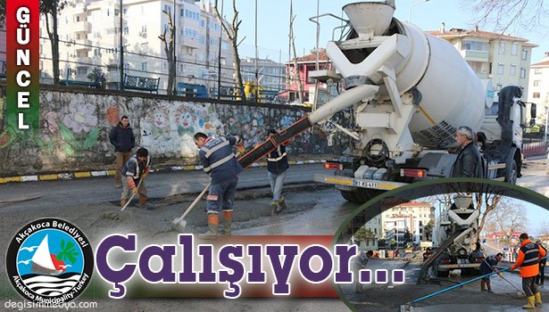 AKÇAKOCA'DA YOLLARIN BAKIMI VE ONARIMI ARALIKSIZ SÜRÜYOR