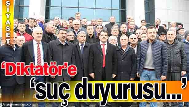 AK PARTİ EREĞLİ İLÇE TEŞKİLATI CHP LİDERİNE DAVA AÇTI