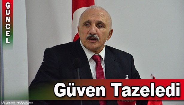 KIZILAY DERNEĞİ İL BAŞKANI NİHAT AYGÜN GÜVEN TAZELEDİ