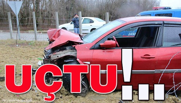 TRAFİK KAZASI: 3 YARALI