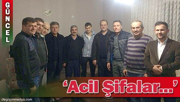 CHP'DEN GAZİ ÖZTÜRK'E 'GEÇMİŞ OLSUN' ZİYARETİ...