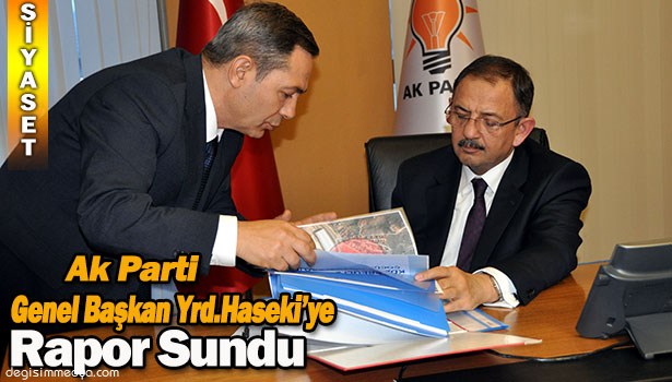 BAŞKAN UYSAL VE EKİBİ, AK PARTİ GENEL MERKEZİNDE...