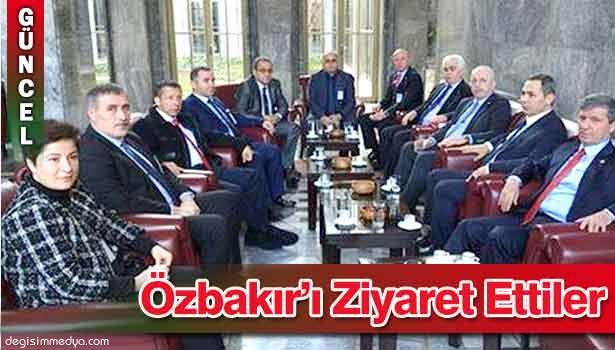 BAŞKAN UYSAL'DAN ÖZBAKIR'A ZİYARET..