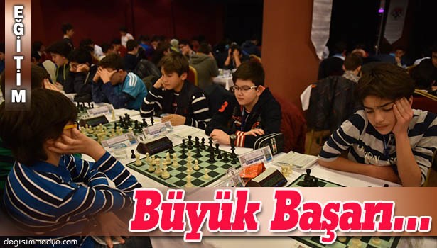EREĞLİ FATİH KOLEJİ SATRANÇTA TÜRKİYE 16.'SI OLDU