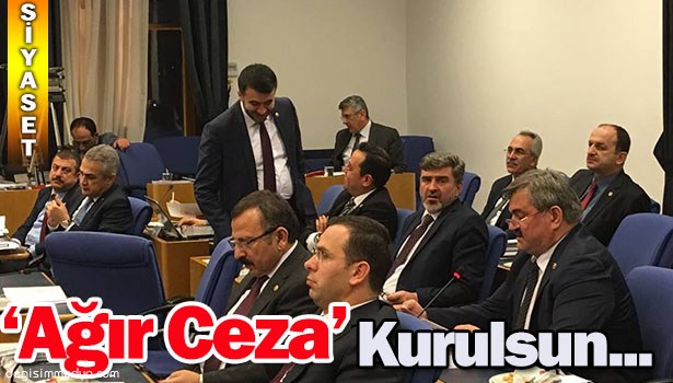 ÇATUROĞLU "AĞIR CEZA" İSTEDİ