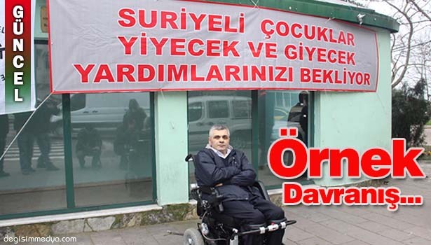 ENGELLİLER SURİYELİ ÇOCUKLAR İÇİN YARDIM KAMPANYASI BAŞLATTI