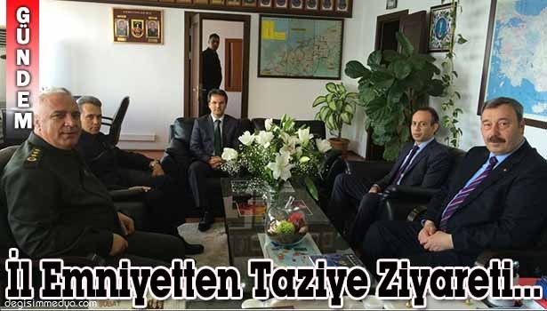 EMNİYETTEN ŞİMŞEK VE SELVİ'YE TAZİYE ZİYARETİ