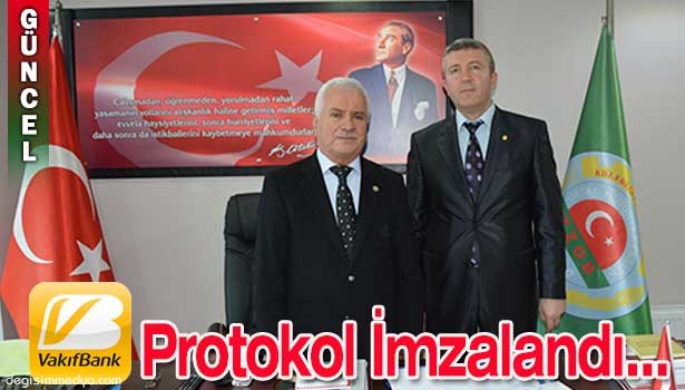 VAKIFBANK'TAN KARADENİZ EREĞLİ ZİRAAT ODASI ÜYELERİNE TARIMKART!..