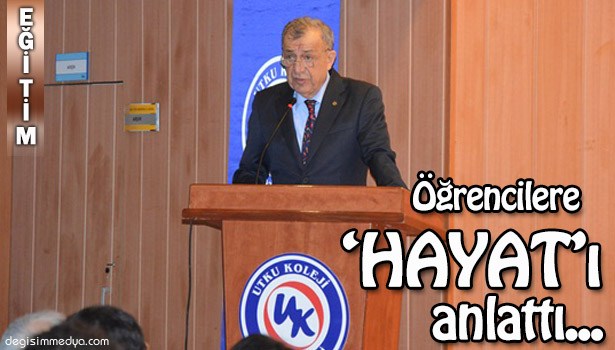 ERDEM: "TECRÜBELERİNİ ÖĞRENCİLERLE PAYLAŞTII"