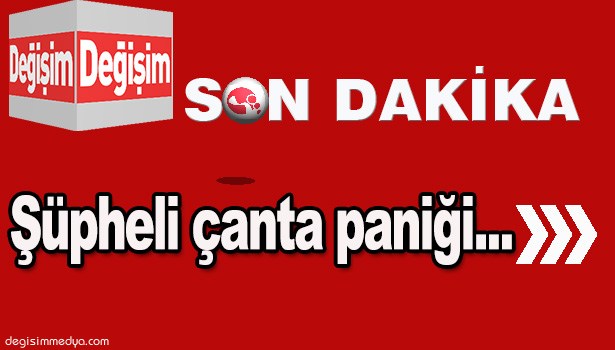 HASTANE BAHÇESİNDE ŞÜPHELİ ÇANTA PANİĞİ