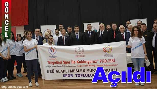 ALAPLI'DA ENGELLİLERE YÖNELİK SPOR MERKEZİ AÇILDI