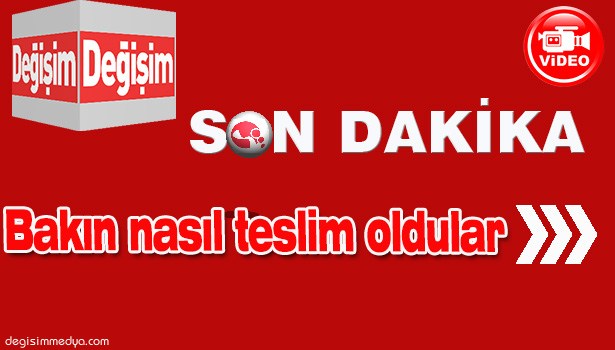 BÖYLE TESLİM OLDULAR...