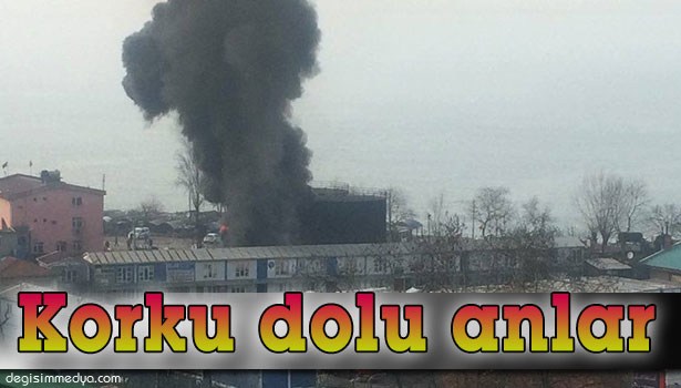 ZİFT TANKINDA ÇIKAN YANGIN KORKUTTU