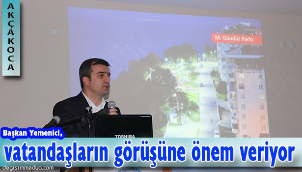 BELEDİYE BAŞKANI CÜNEYT YEMENİCİ YENİ MAHALLE HALKIYLA BİR ARAYA GELDİ