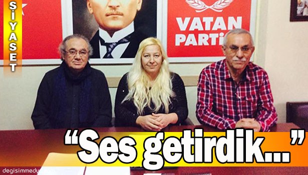 VATAN PARTİSİ KDZ- EREĞLİ İLÇE BAŞKANI ALEV AKSU:SES GETİRDİK"