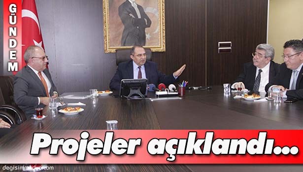 VALİ ALİ KABAN, TETİKER VE PANDIR İLE PROJELERİ KAMUOYUNA AÇIKLADI