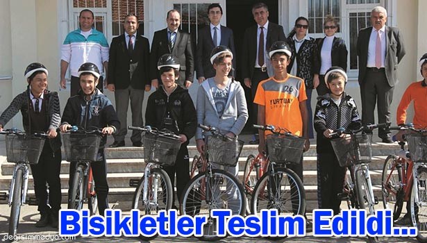 MİLLİ EĞİTİM BAKANLIĞI VE SAĞLIK BAKANLIĞI 15 ADET BİSİKLET DAĞITTI