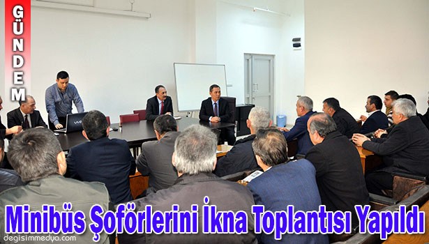 BAŞKAN UYSAL, KÖY MİNİBÜSLERİ DURAK BAŞKANLARIYLA BULUŞTU