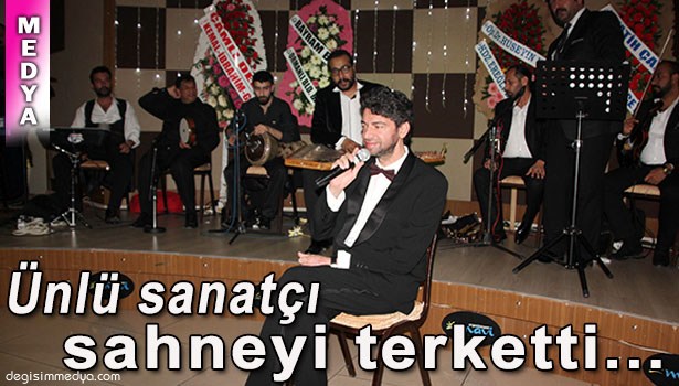 ORKESTRAYA KIZAN HAKAN TAŞIYAN, KONSERİ TERK ETTİ