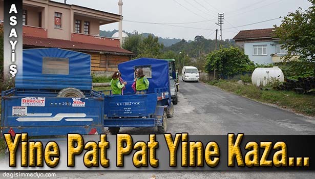 ALAPLI'DA PAT PAT KAZASI: 2 YARALI