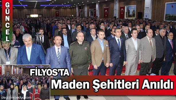 FİLYOS'TA MADEN ŞEHİTLERİ ANILDI