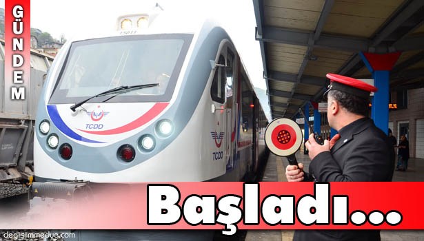 MODERN YOLCU TREN SEFERLERİ YENİDEN BAŞLADI