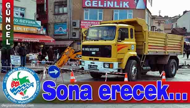 EREĞLİ BELEDİYESİNDEN ALT YAPI ÇALIŞMASI...