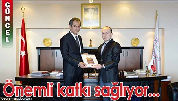 BİK MÜDÜRÜ ALİ NUHOĞLU REKTÖR ÖZER'İ ZİYARET ETTİ