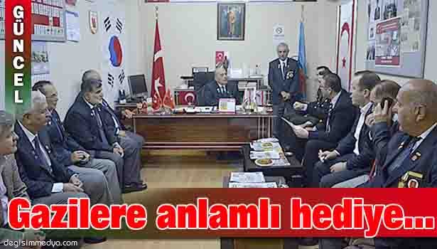 GAZİLERE BİLGİSAYAR VE YAZICI HEDİYE ETTİLER