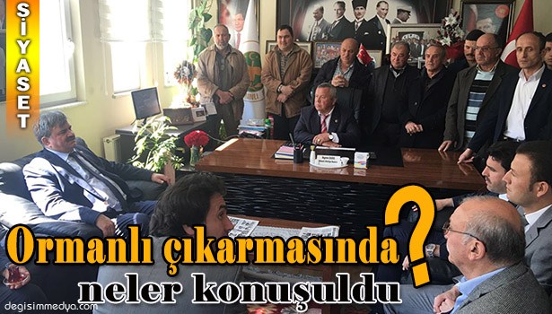 ORMANLI HALKINDAN ÇATUROĞLU'NA ANLAMLI PLAKET