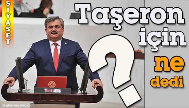 ÇATUROĞLU: "TAŞERONA KADRO HAYIRLI OLSUN"