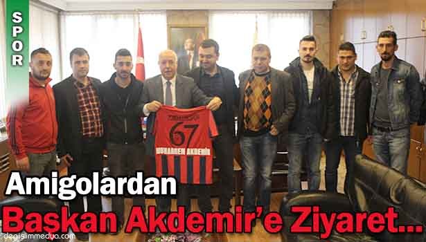 ZONGULDAKSPOR AMİGOLARI BAŞKAN AKDEMİR'İ ZİYARET ETTİ