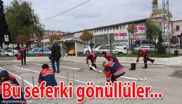 BU SEFERKİ GÖNÜLLÜLER UYGULAMALI EĞİTİME BAŞLADI