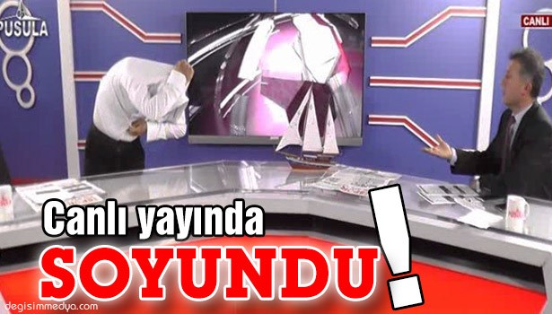 STADYUM TEPKİSİNİ CANLI YAYINDA SOYUNARAK GÖSTERDİ