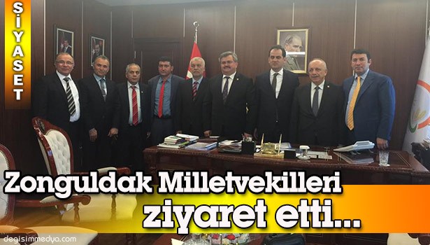 AK PARTİ MİLLETVEKİLLERİ MÜSTEŞAR NUSRET YAZICI İLE GÖRÜŞTÜ