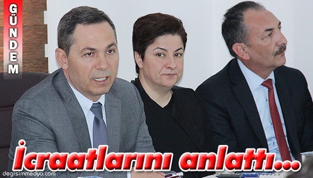 BAŞKAN UYSAL, 2 YILLIK İCRAATLARINI ANLATTI.