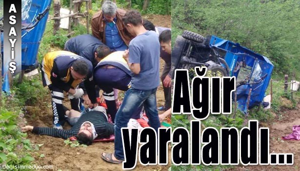 PAT-PAT KAZASINDA 1 KİŞİ AĞIR YARALANDI