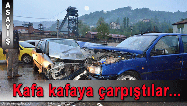 ZONGULDAK'TA TRAFİK KAZASI: 4 YARALI