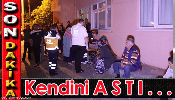 EŞİNİN GİDİŞİNİ KALDIRAMADI, DOĞALGAZ BORUSUNA KENDİNİ ASARAK İNTİHAR ETTİ...