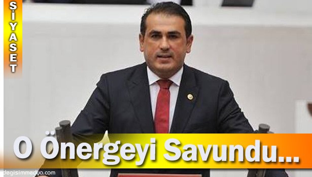 DEMİRTAŞ PARTİSİNİN ÖNERGESİNİ SAVUNDU...