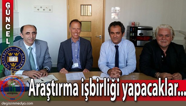 BEÜ - OXFORD ÜNİVERSİTESİ ARAŞTIRMA İŞBİRLİĞİ YAPACAK